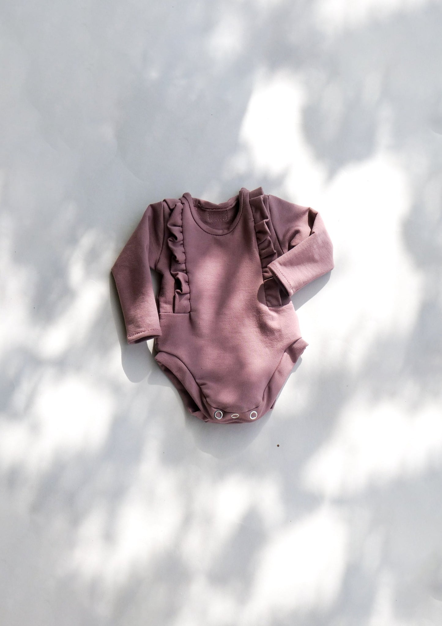 French Terry Ruffle Romper - Body