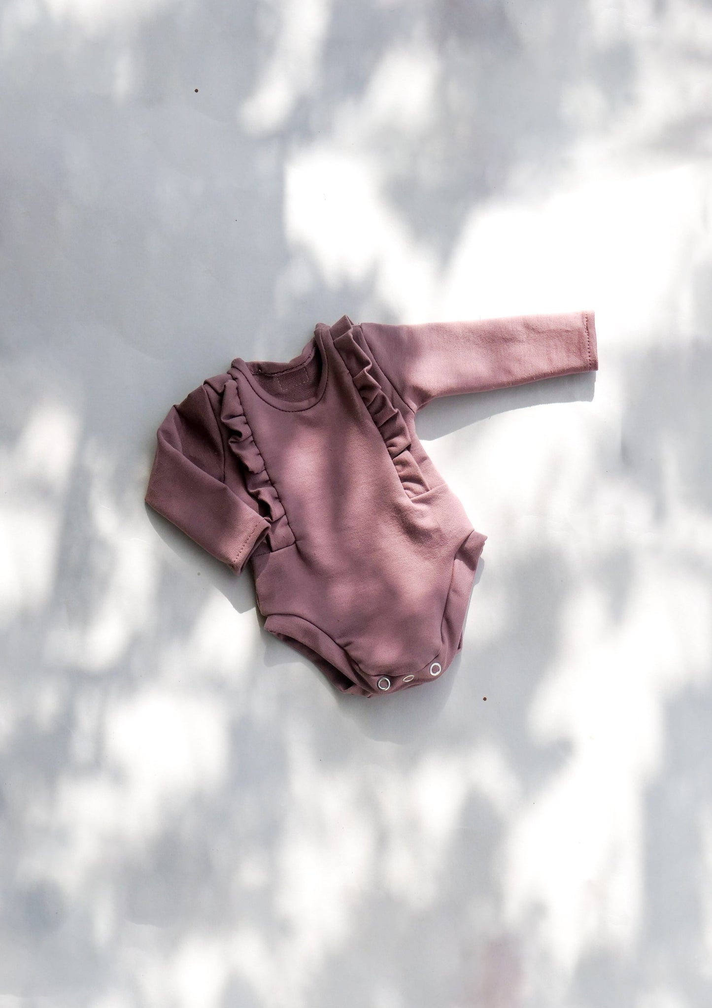 French Terry Ruffle Romper - Body