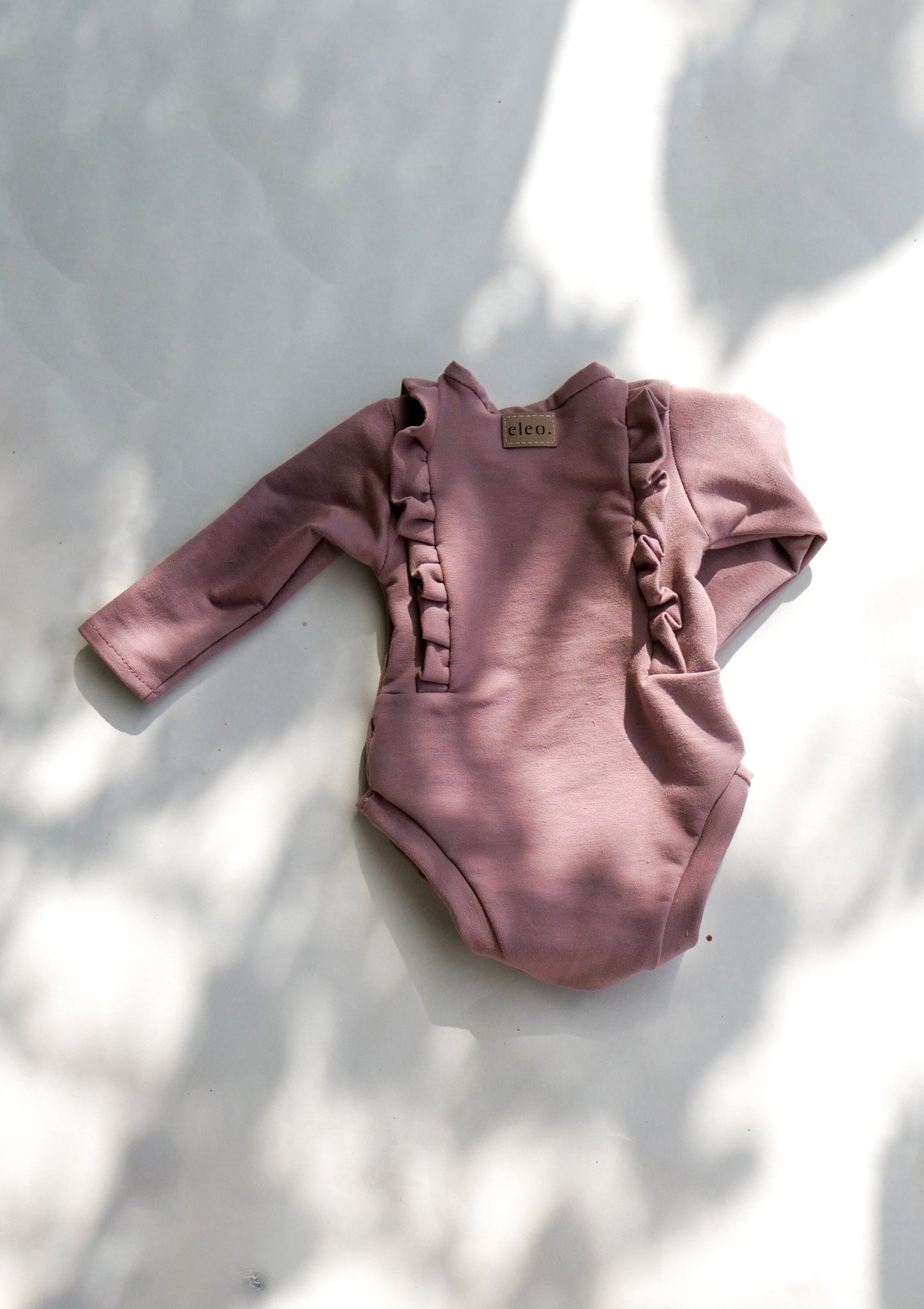 French Terry Ruffle Romper - Body