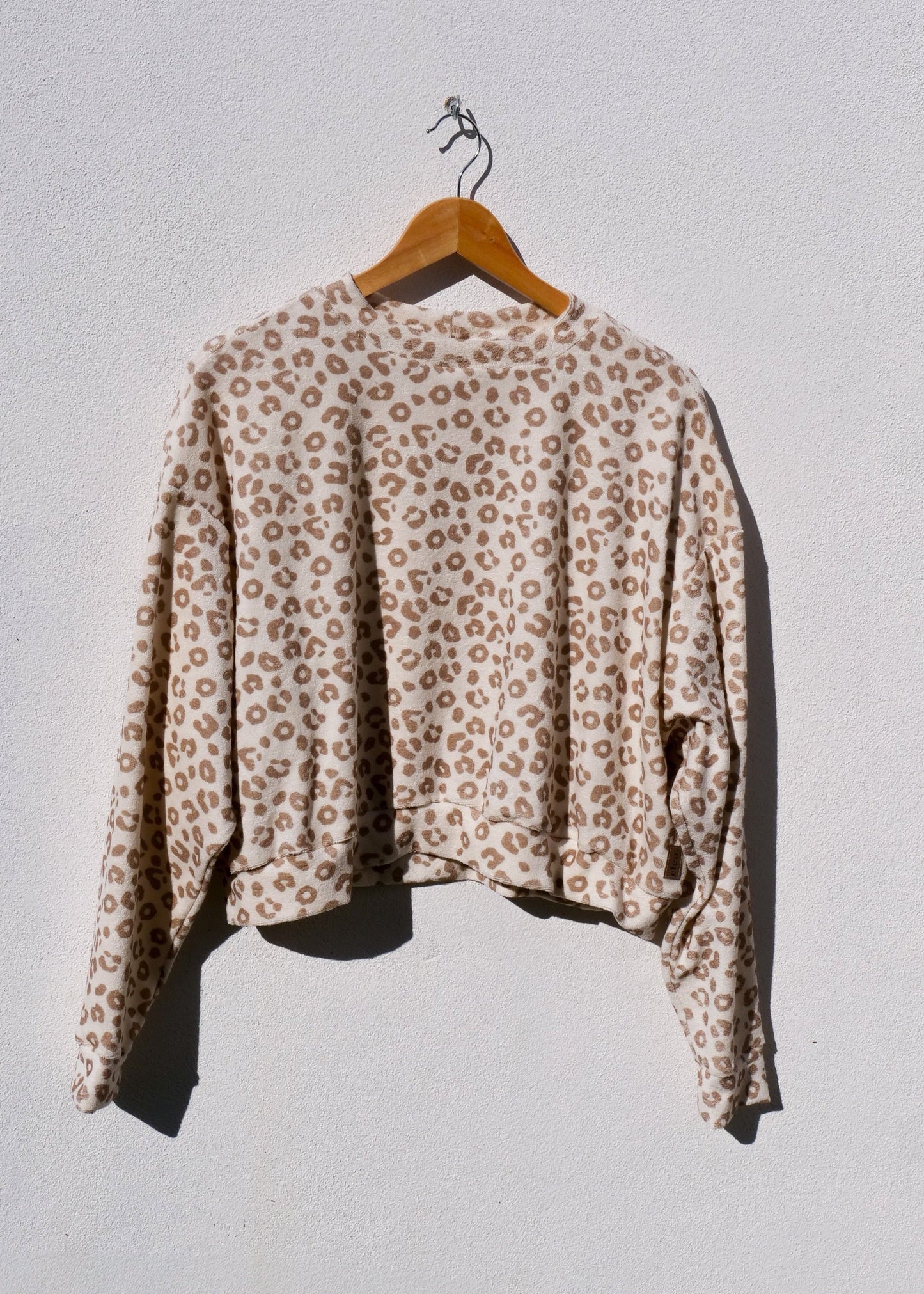 MOM Frottee Oversized Pullover Leo