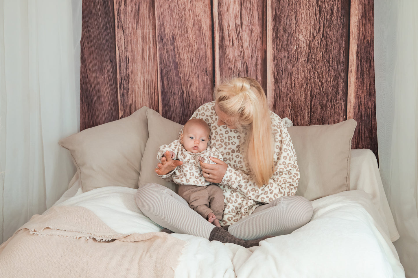MOM Frottee Oversized Pullover Leo