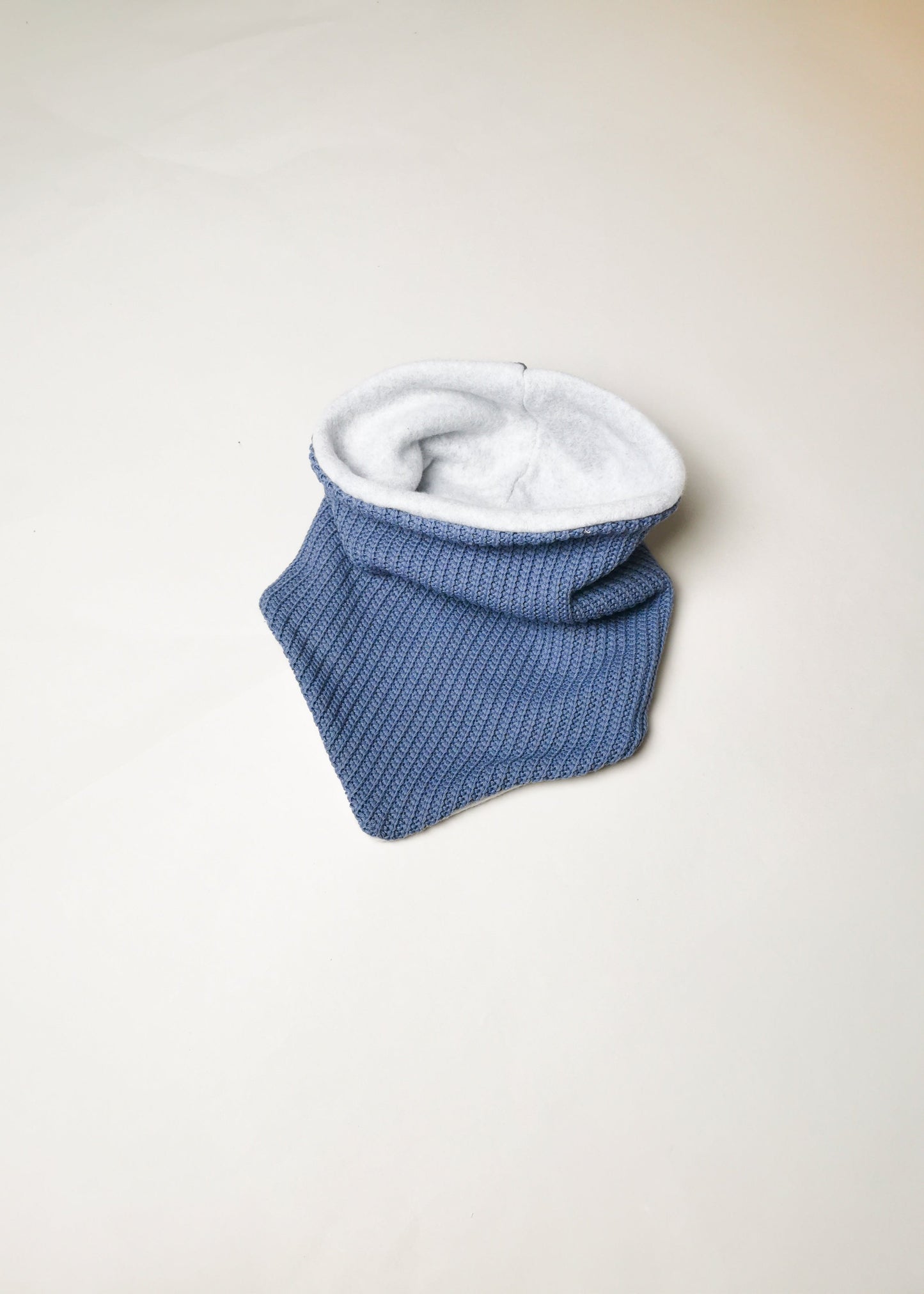 Mom Grobstrick Dreiecks Loopschal gefüttert mit Bio Fleece
