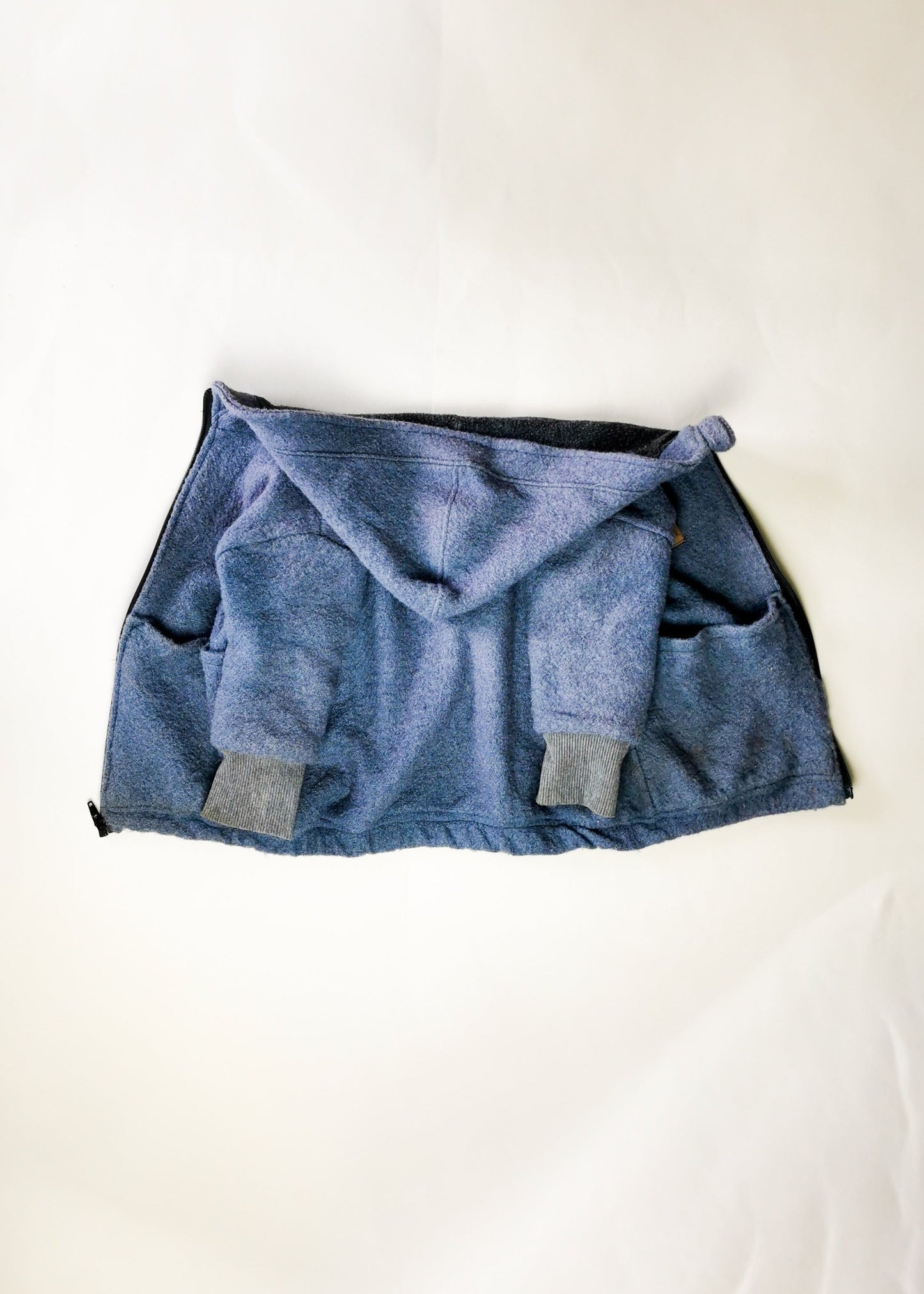 Wollwalkjacke gefüttert mit Bio Baumwollfleece