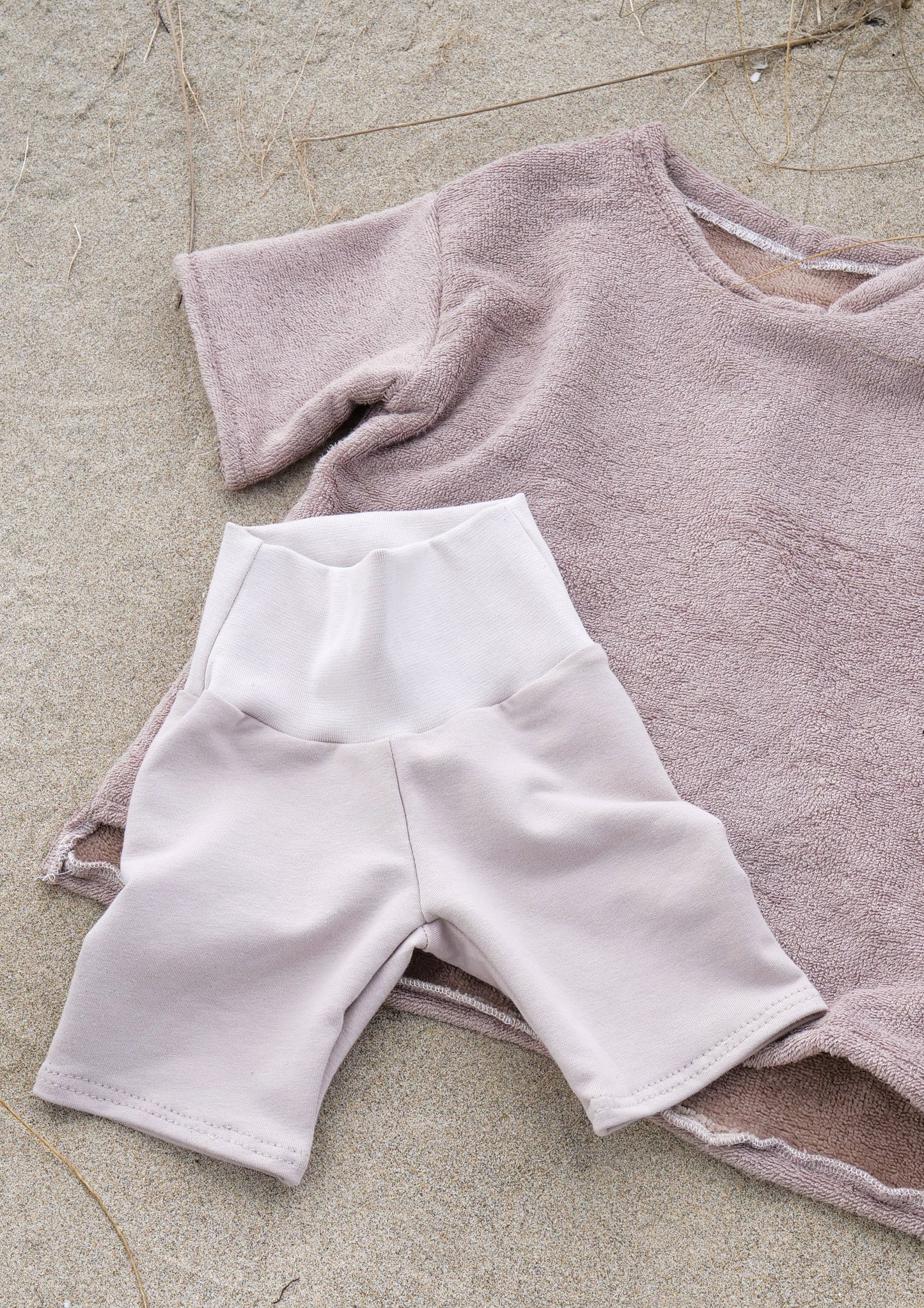 Set Frottee Long Shirt & Radlerhose French Terry