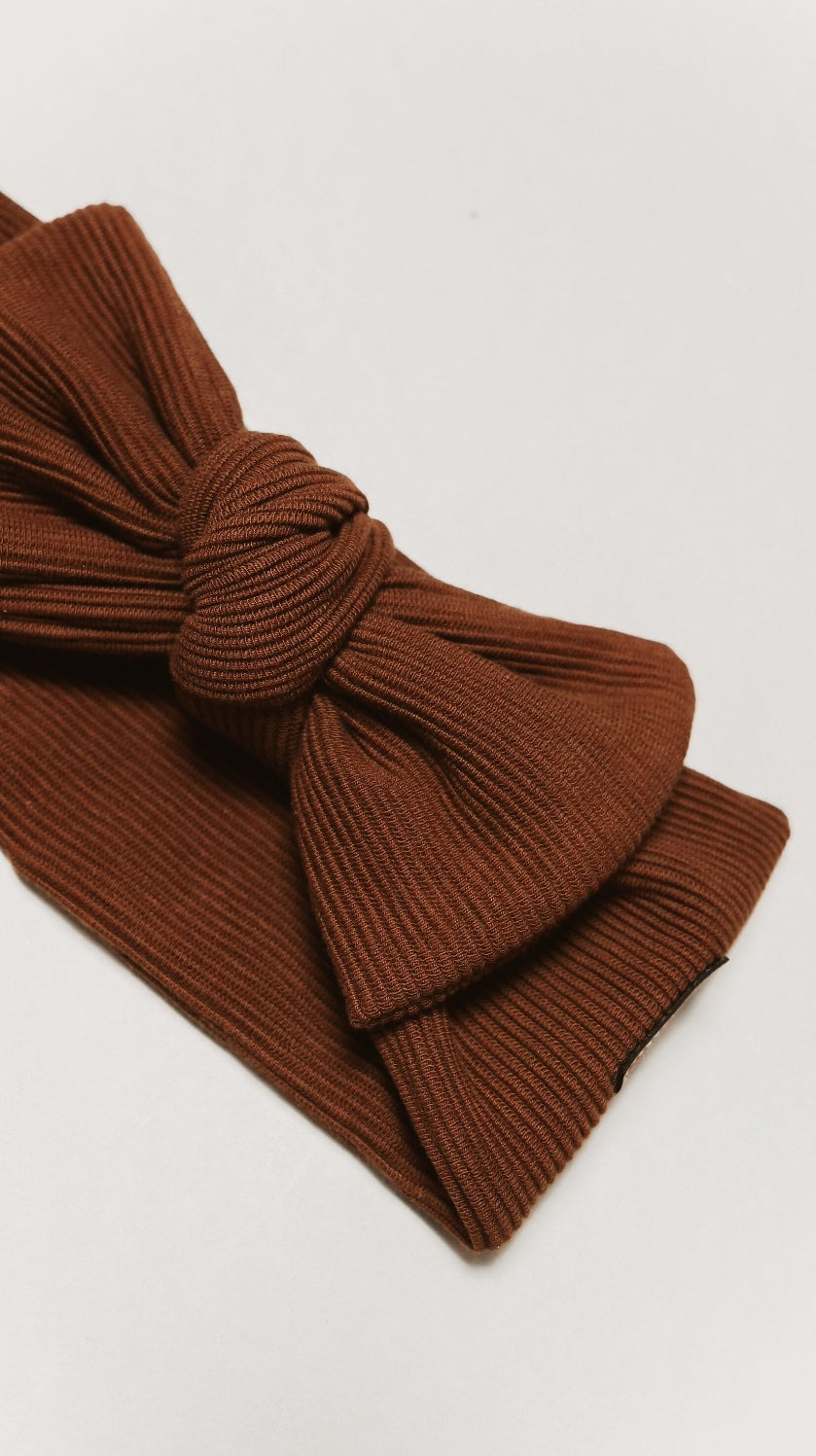 Rib Jersey Stirnband geknotet