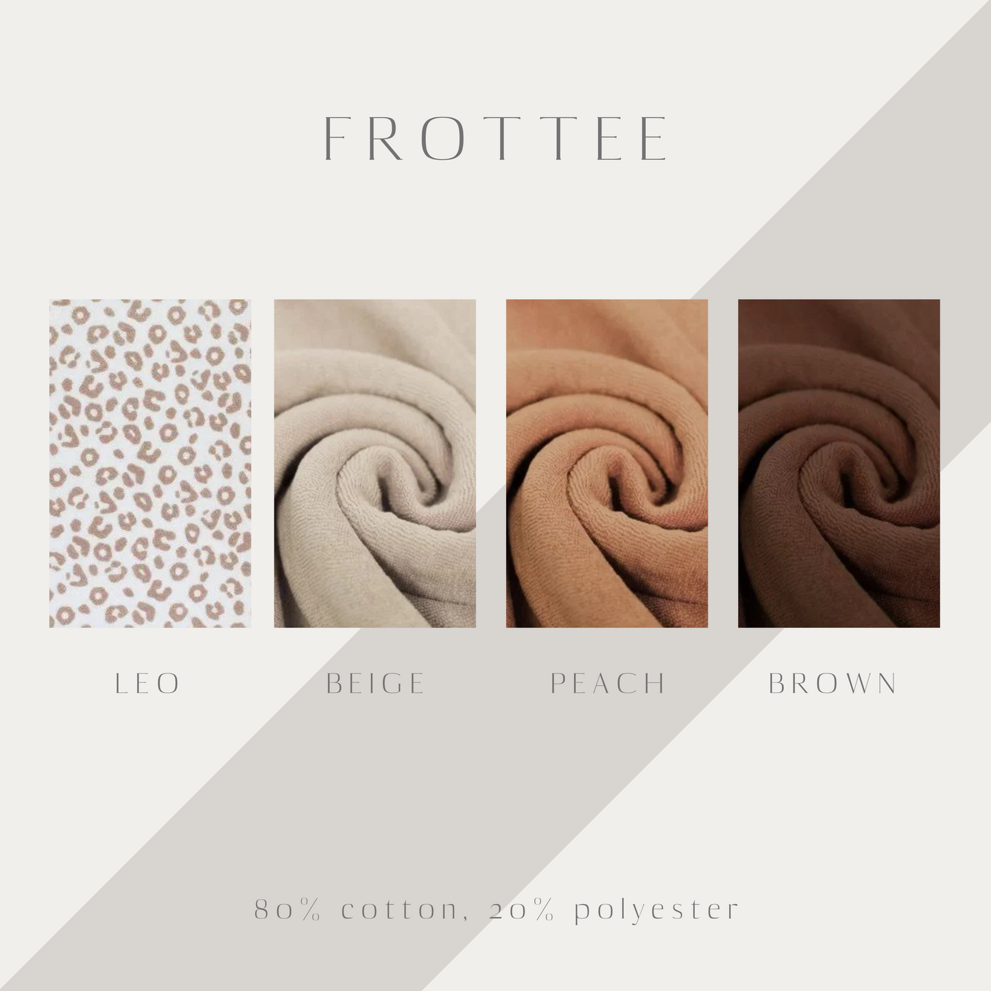 Frottee Scrunchie two-tone