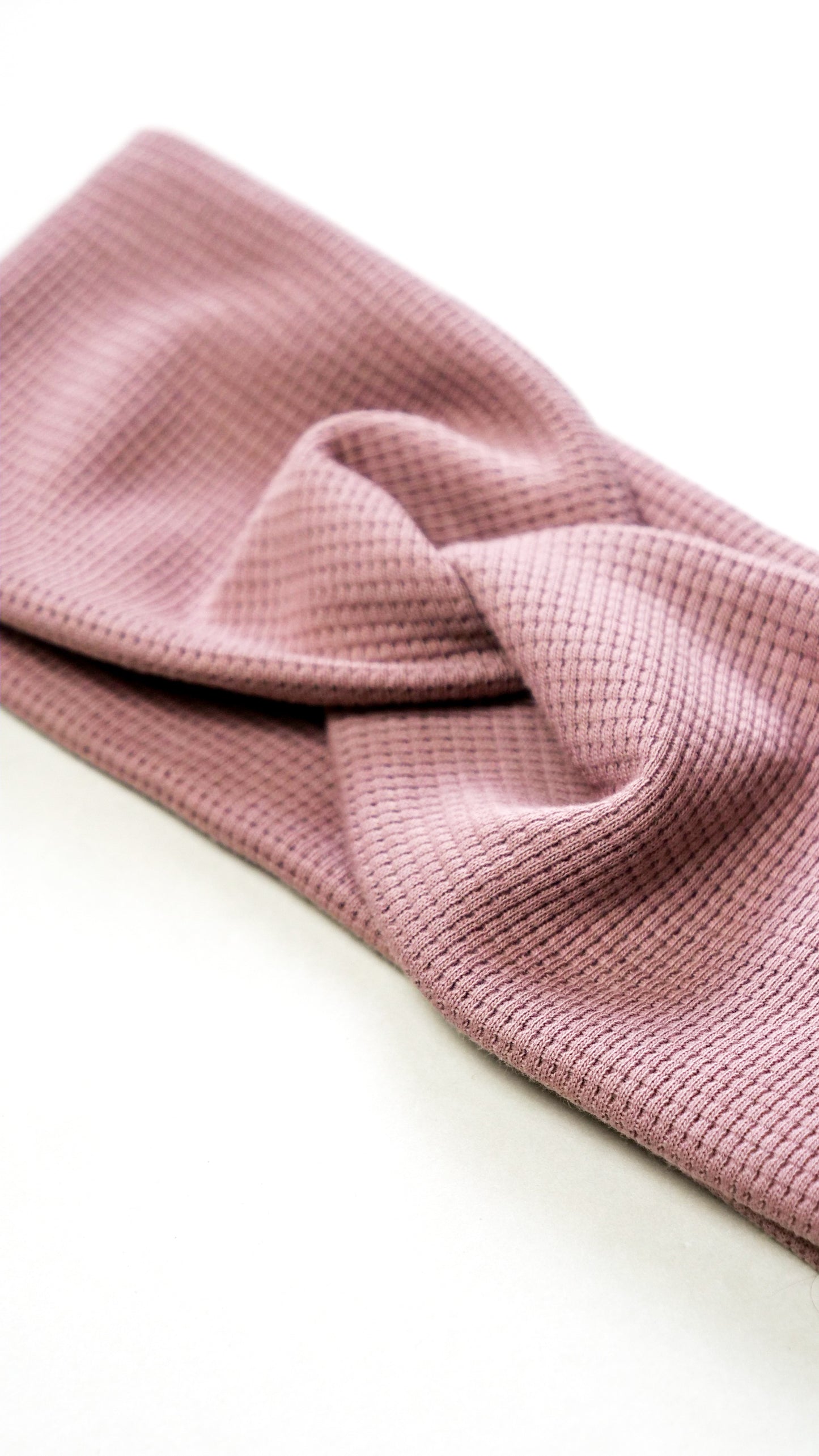 Waffle Knit Twist Stirnband