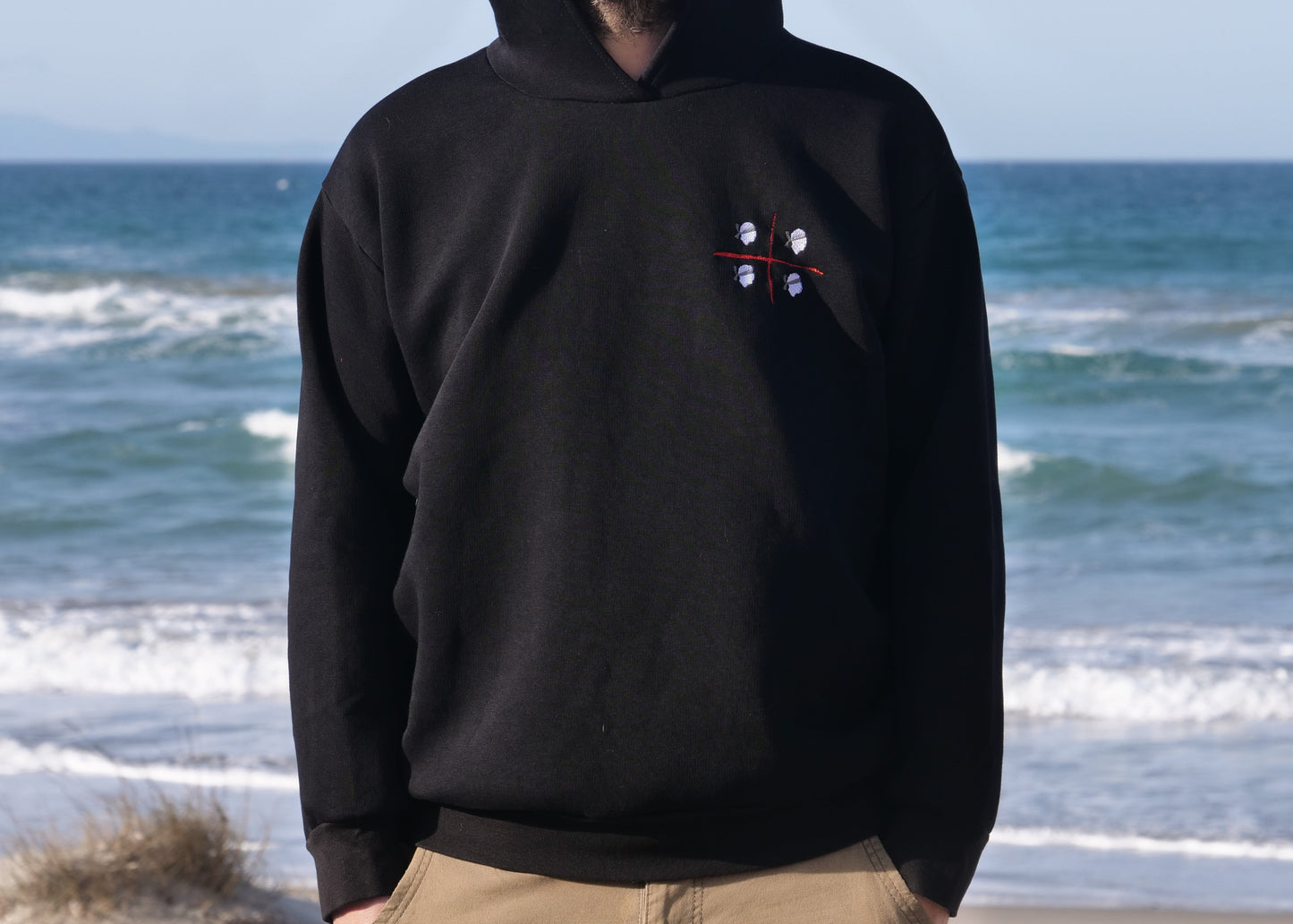 Bestickter Herren Hoodie 4 Mori Sardegna