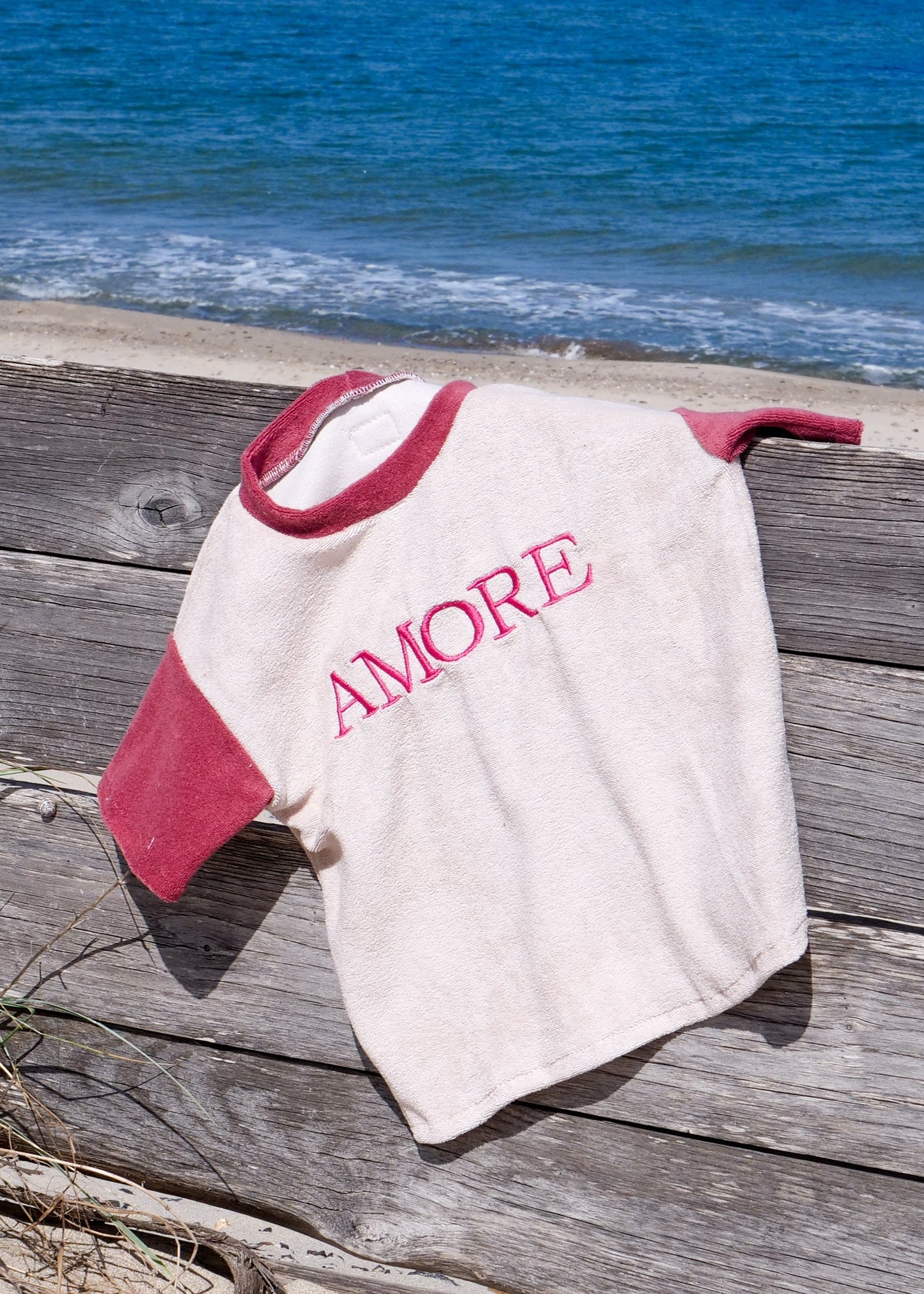 AMORE Frottee Basic Shirt two-tone