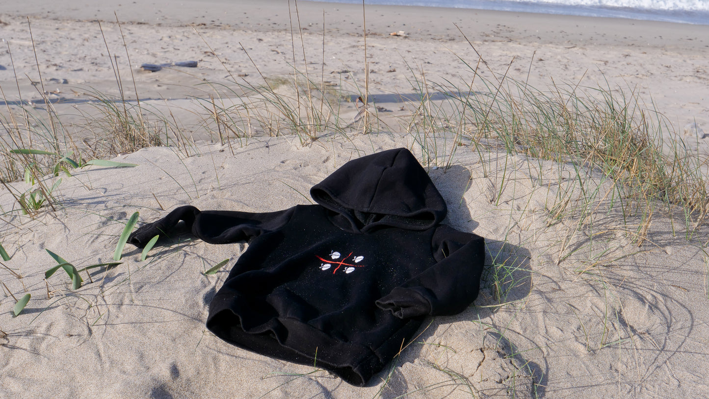 Bestickter Kinder Hoodie 4 Mori Sardegna, Sardinien