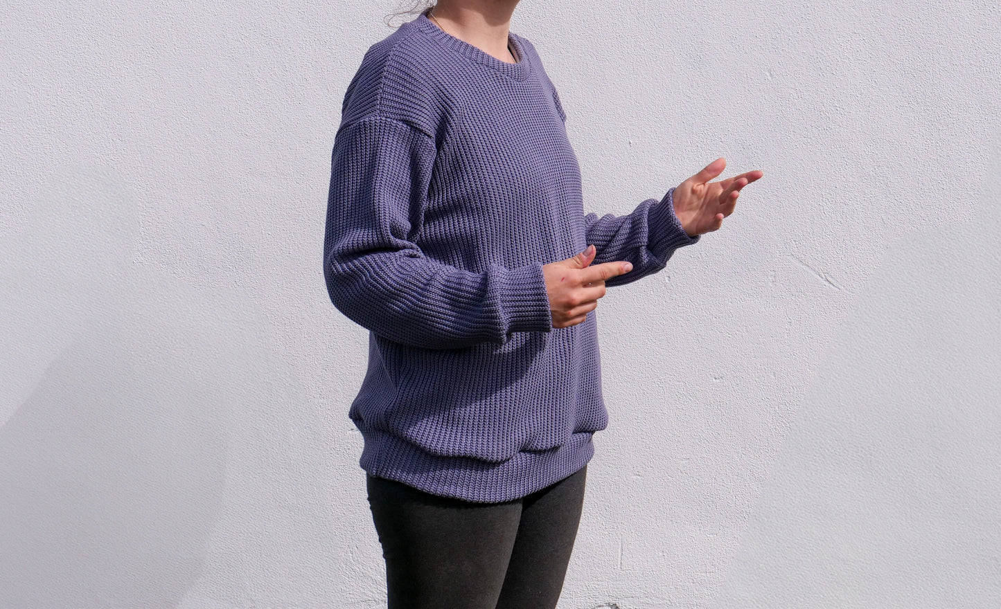 MOM Grobstrick Oversized Pullover