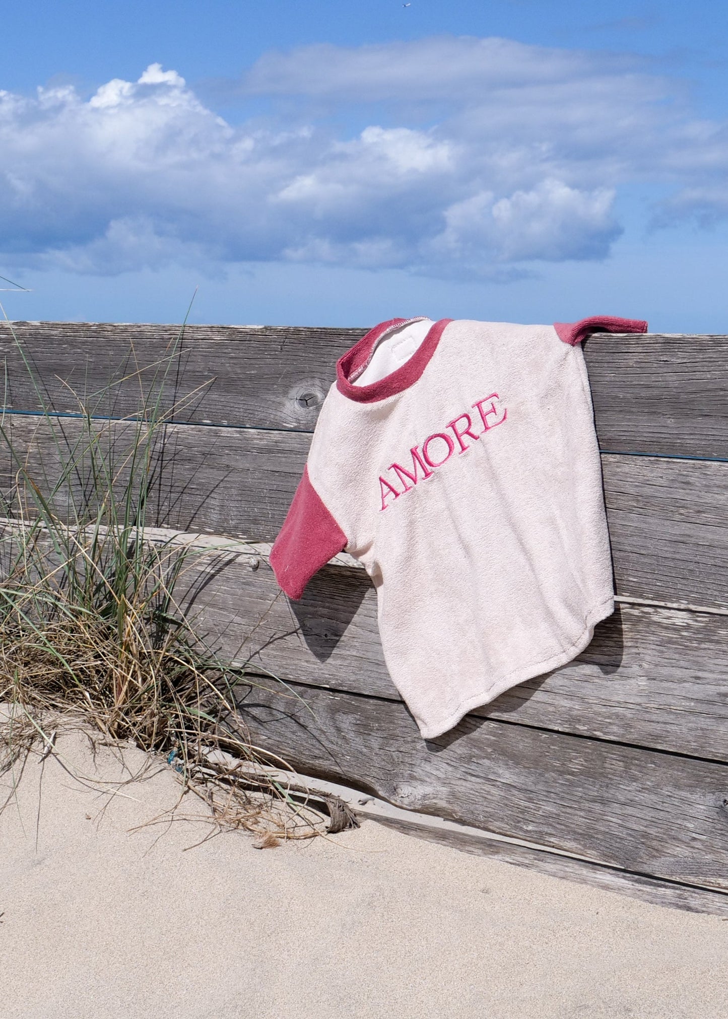 AMORE Frottee Basic Shirt two-tone