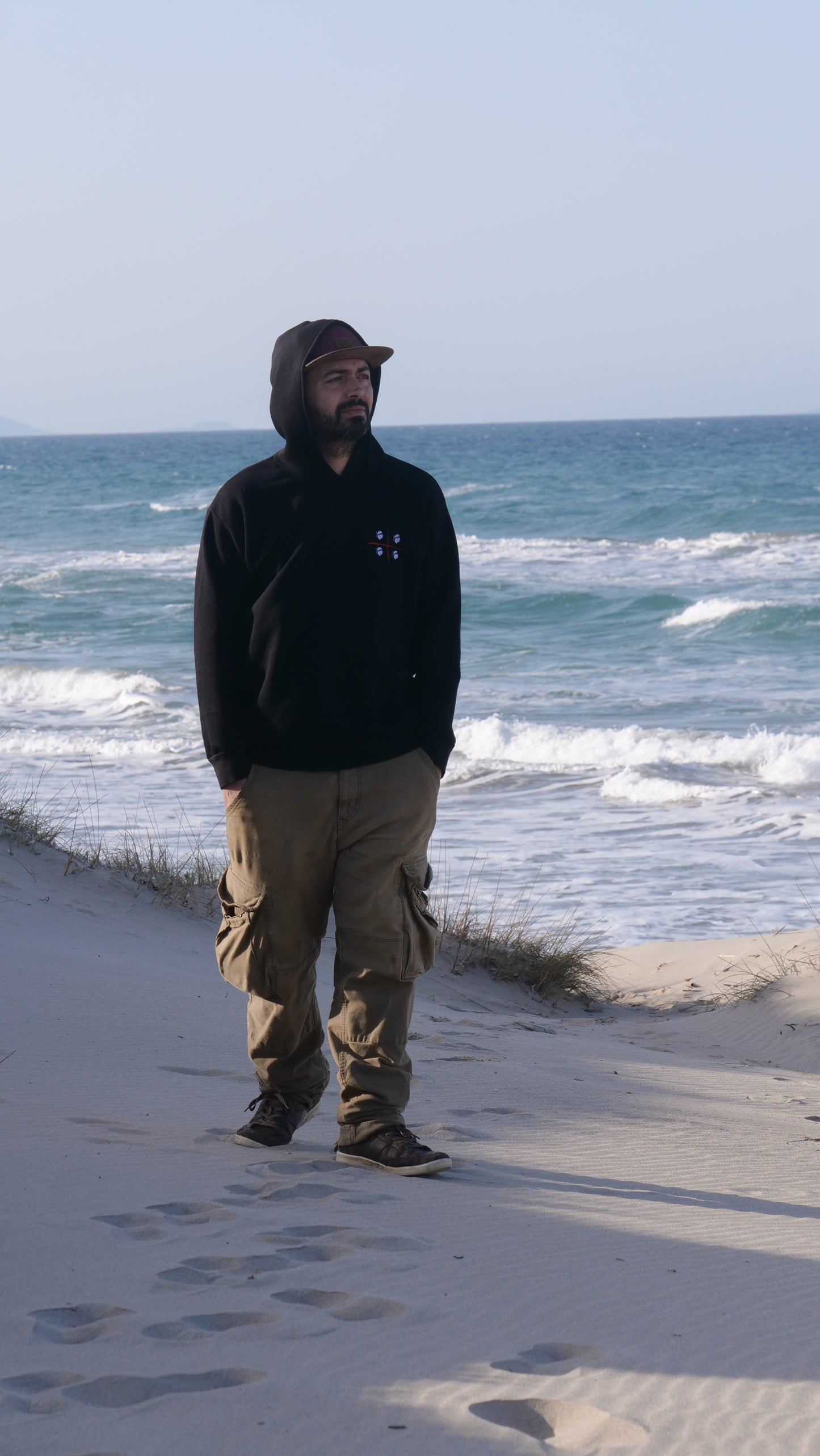 Bestickter Herren Hoodie 4 Mori Sardegna