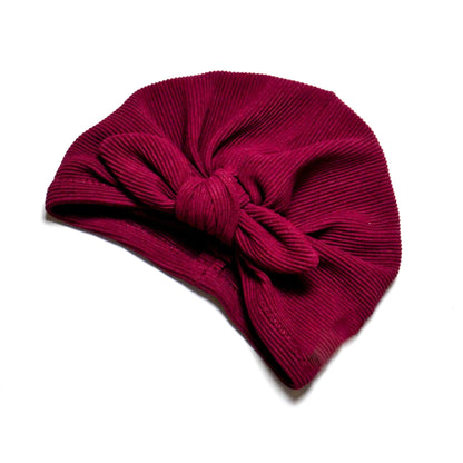 Rib Jersey Turbanmütze Tulip