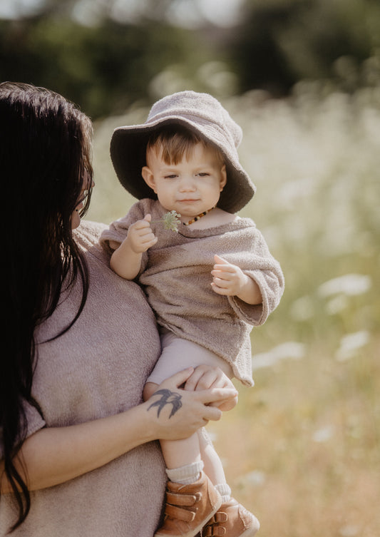 Mom & Mini Frottee Long Shirt