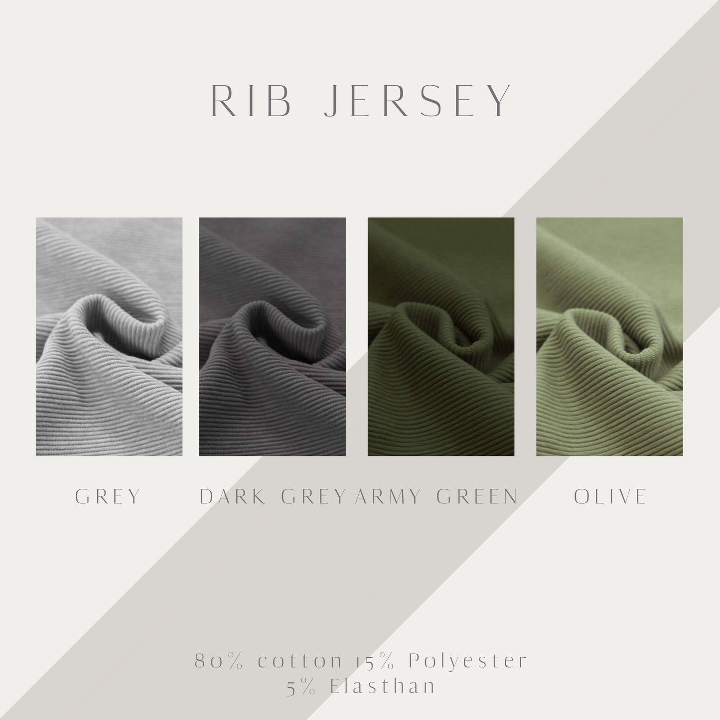 Mom Rib Jersey Stirnband