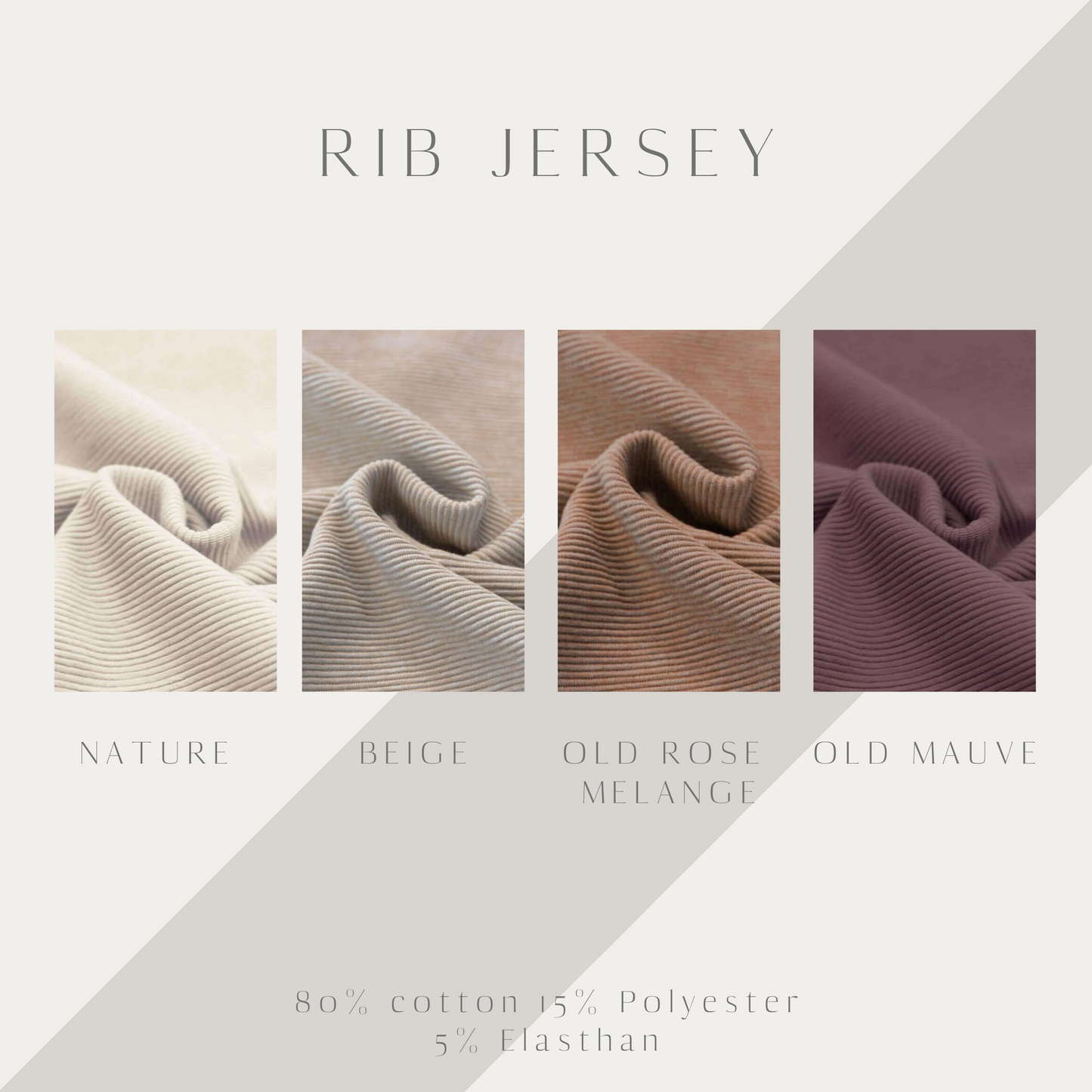 Rib Jersey Twist Stirnband