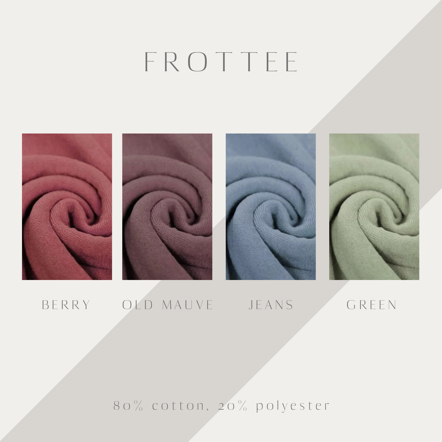 Frottee Oversized Pullover