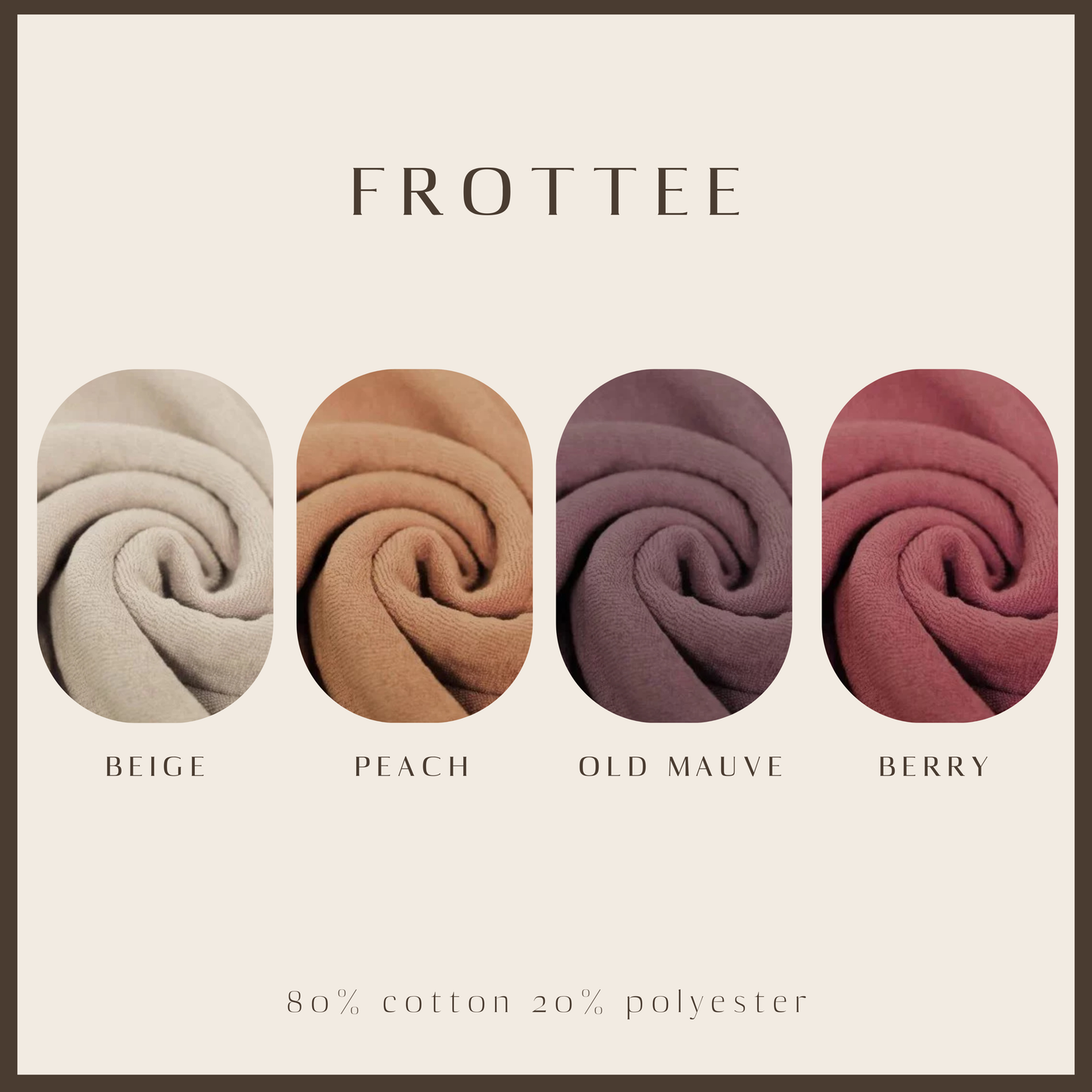 AMORE Basic Shirt aus Frottee two-tone