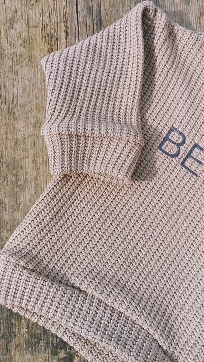 BELOVED Oversized Pullover aus Grobstrick