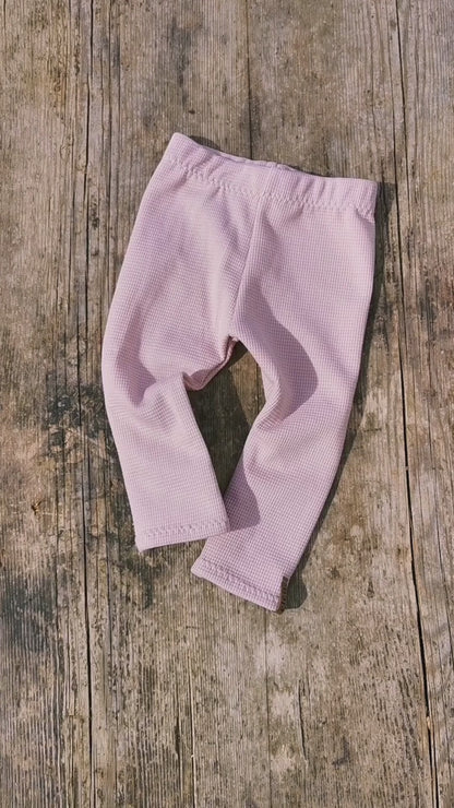 Leggings aus Waffle-Knit Jersey