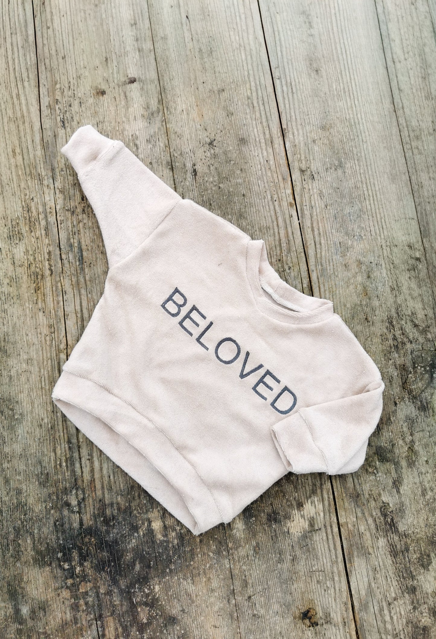 BELOVED Oversized Pullover aus Frottee