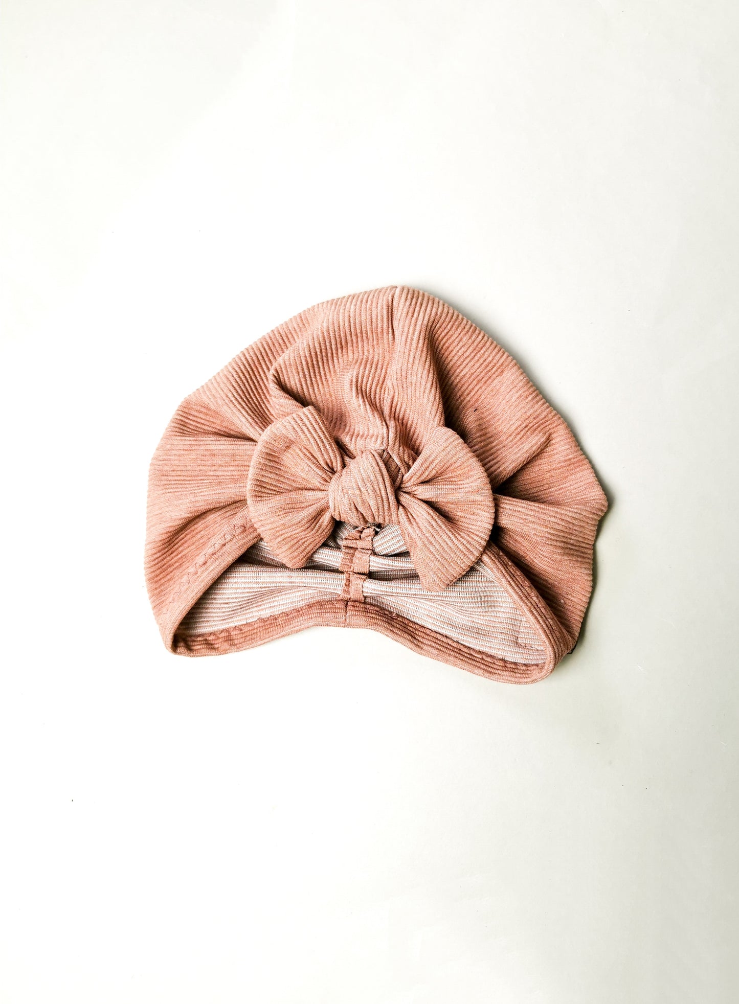 Rib-Jersey Turbanmütze Big Bow