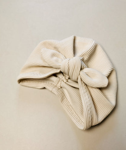 Rib-Jersey Turbanmütze Tulip