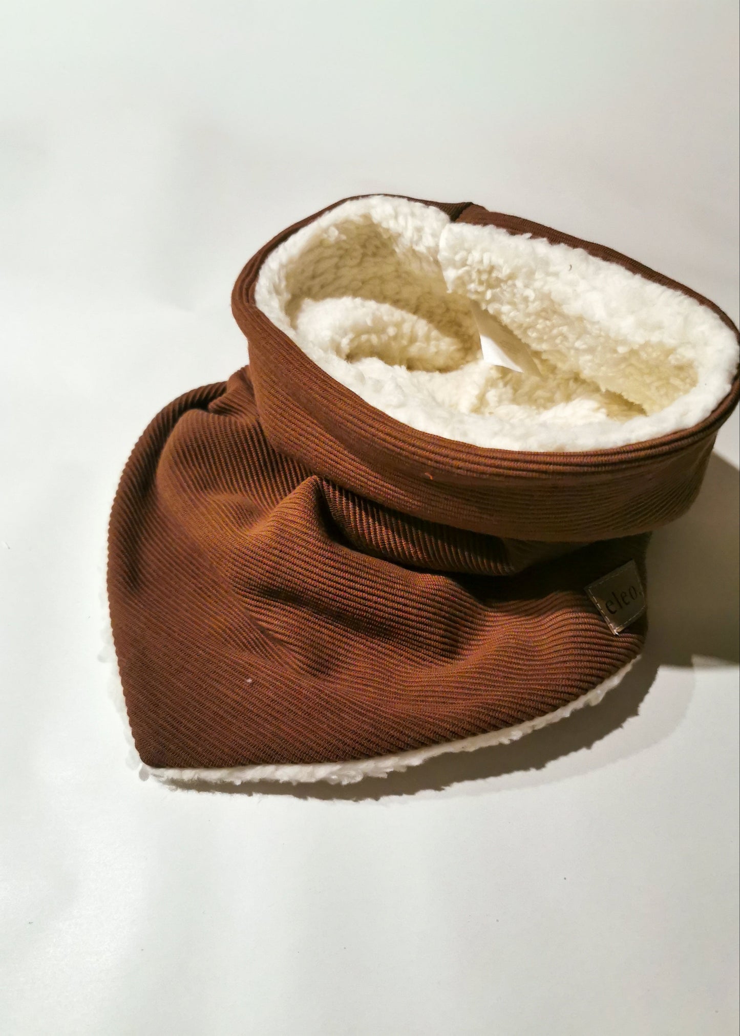 Rib-Jersey Dreiecks-Loopschal für Mama mit wählbarer Fütterung