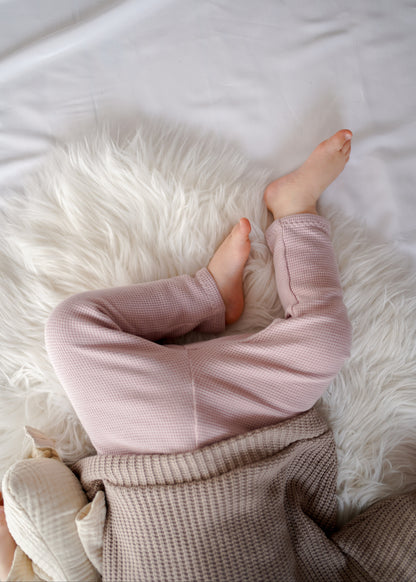 Leggings aus Waffle-Knit Jersey