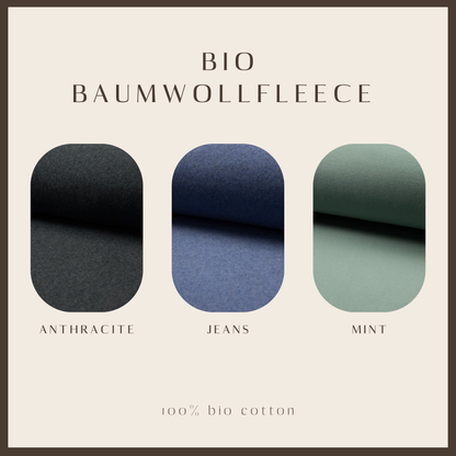 Gefütterte Wollwalk-Jacke mit Bio Baumwollfleece für Kinder