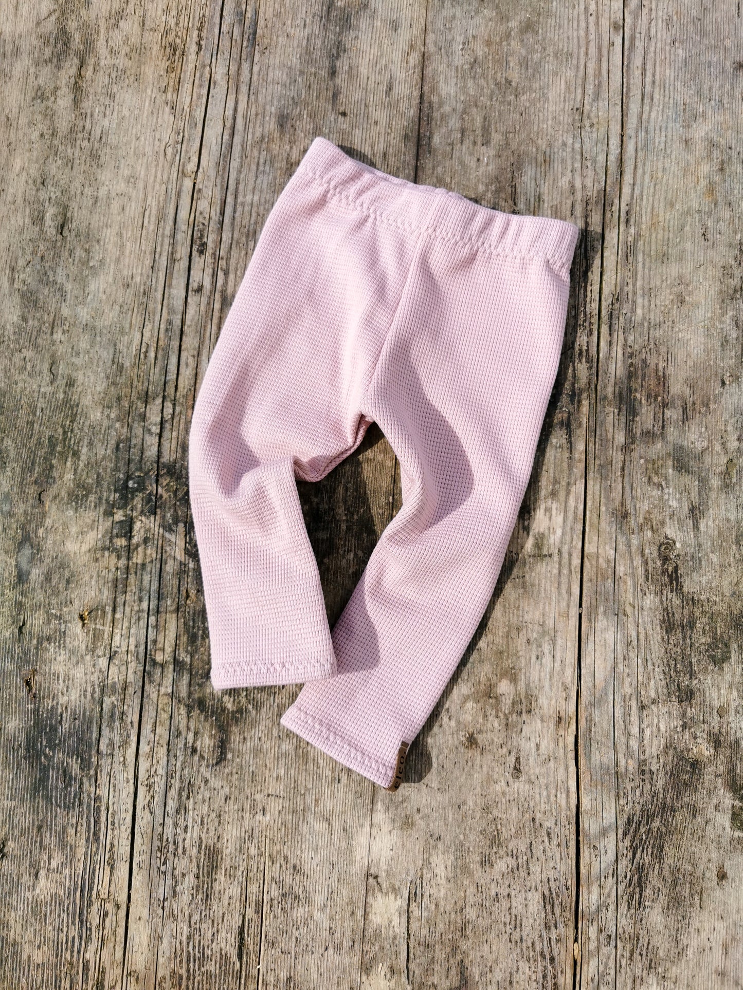 Leggings aus Waffle-Knit Jersey