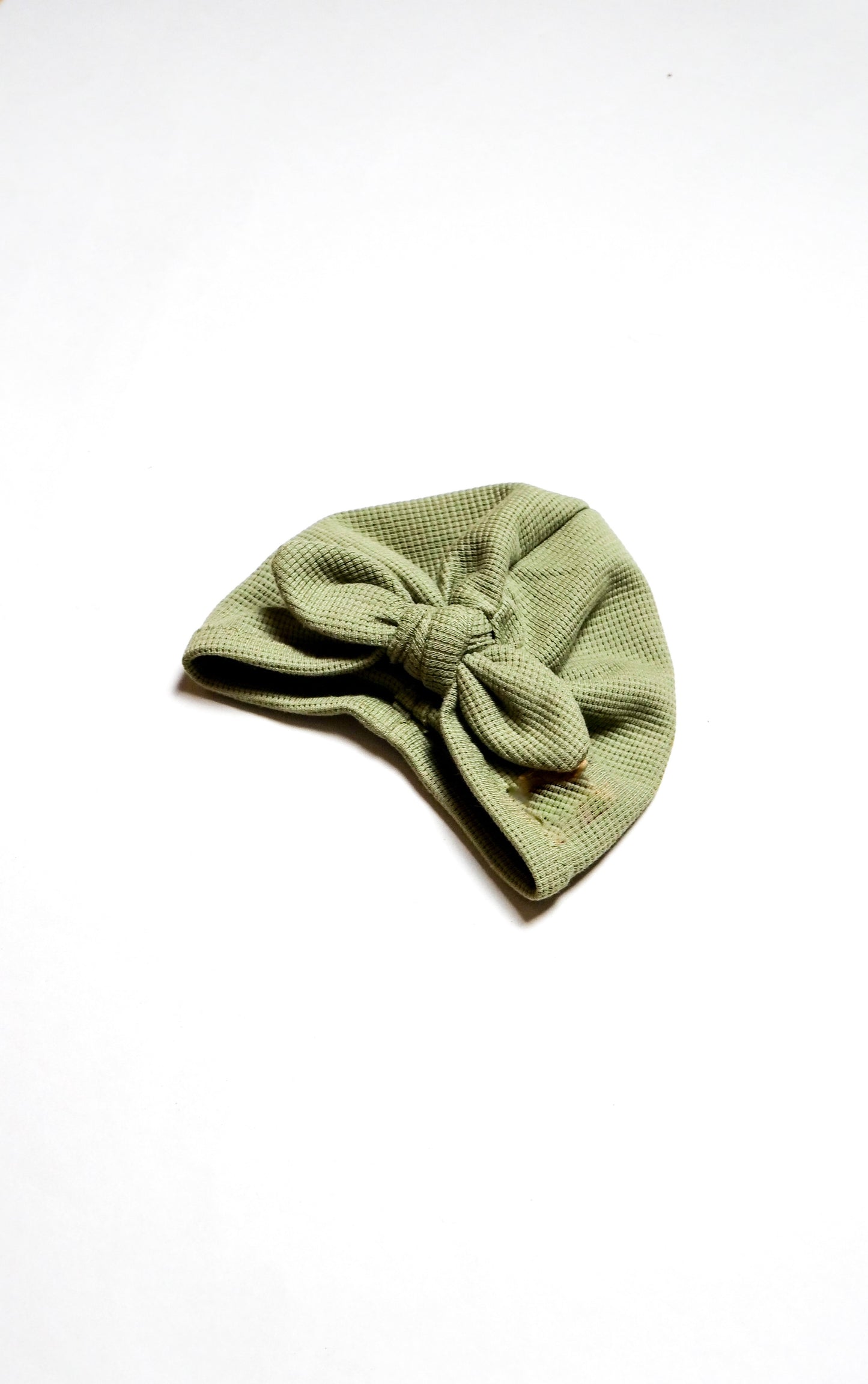 Waffle Knit Turbanmütze mit Tulip Scheife