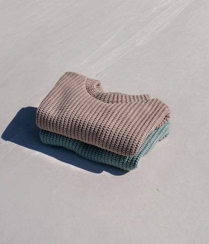 Grobstrick Oversized Pullover