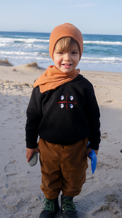 Bestickter Kinder Hoodie 4 Mori Sardegna, Sardinien