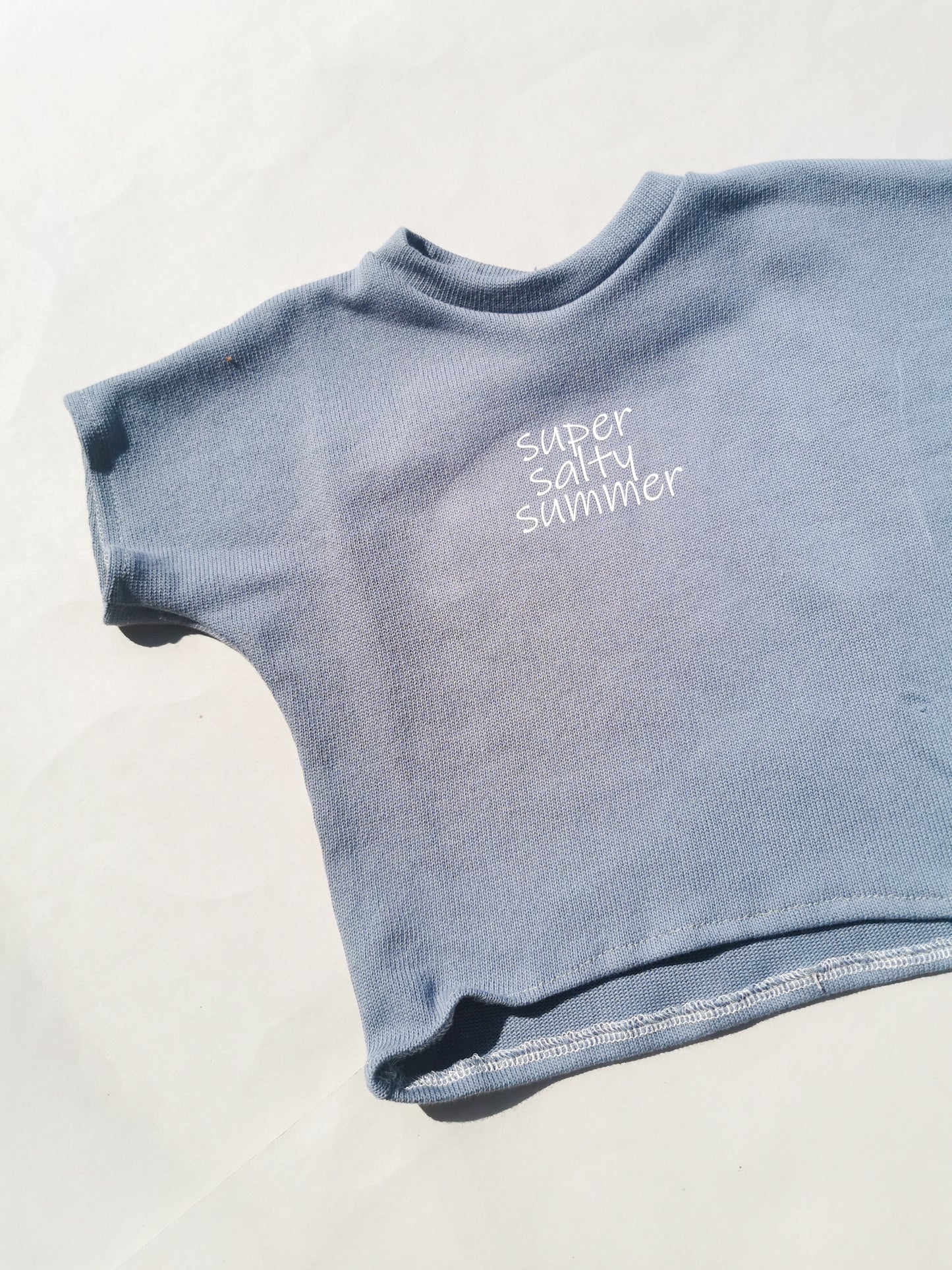 super salty summer Oversized Shirt aus Feinstrick