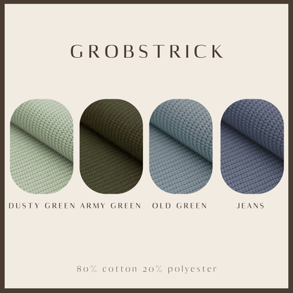 Grobstrick Dreiecks-Loopschal für Mama mit Teddyplüsch gefüttert