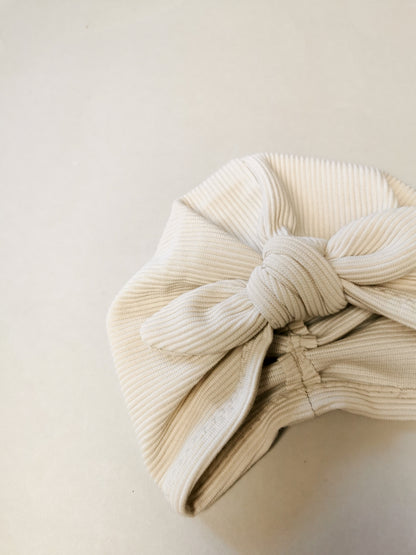 Rib-Jersey Turbanmütze Tulip