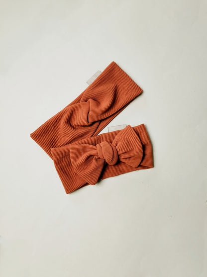 Stirnbänder aus Rib-Jersey für Mama & Kind