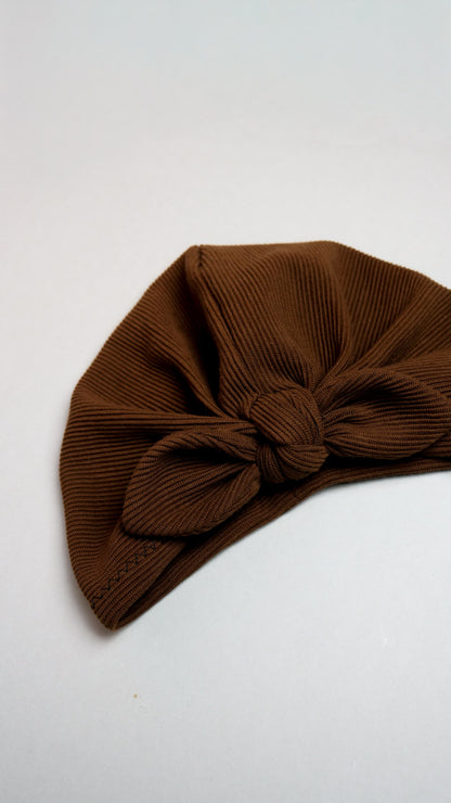 Rib-Jersey Turbanmütze Tulip