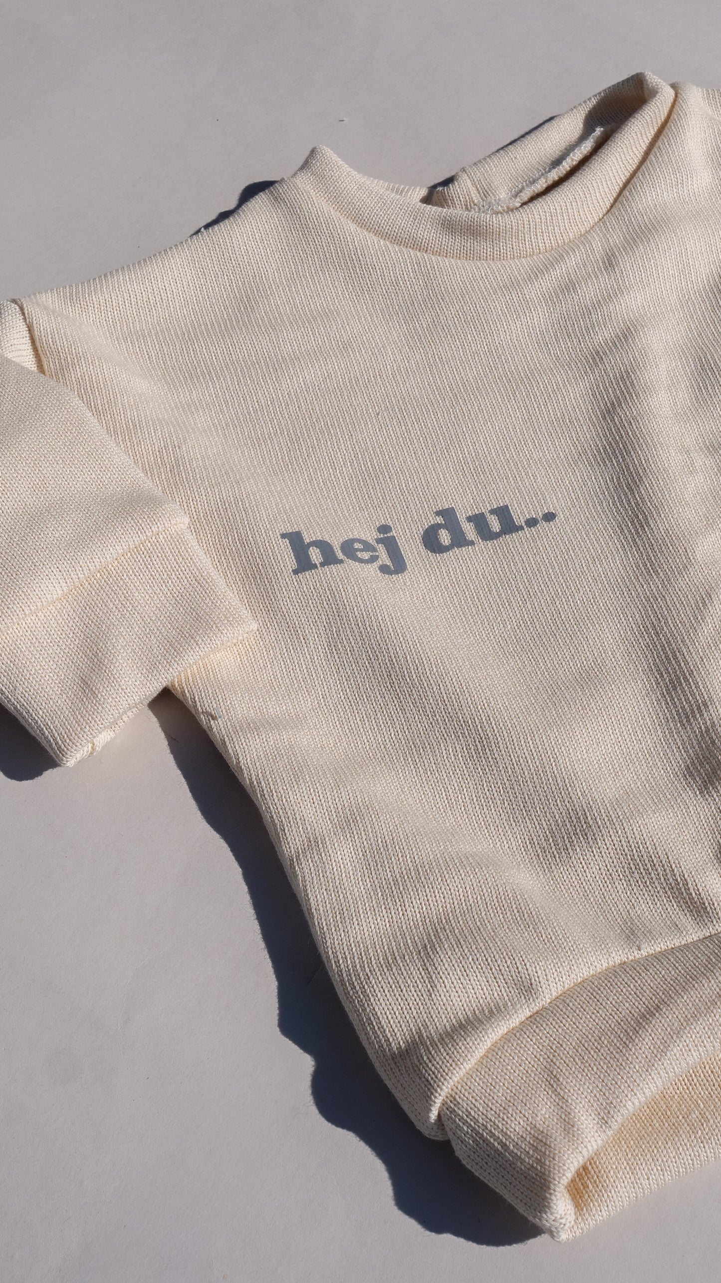 hej du.. Oversized Pullover aus Feinstrick