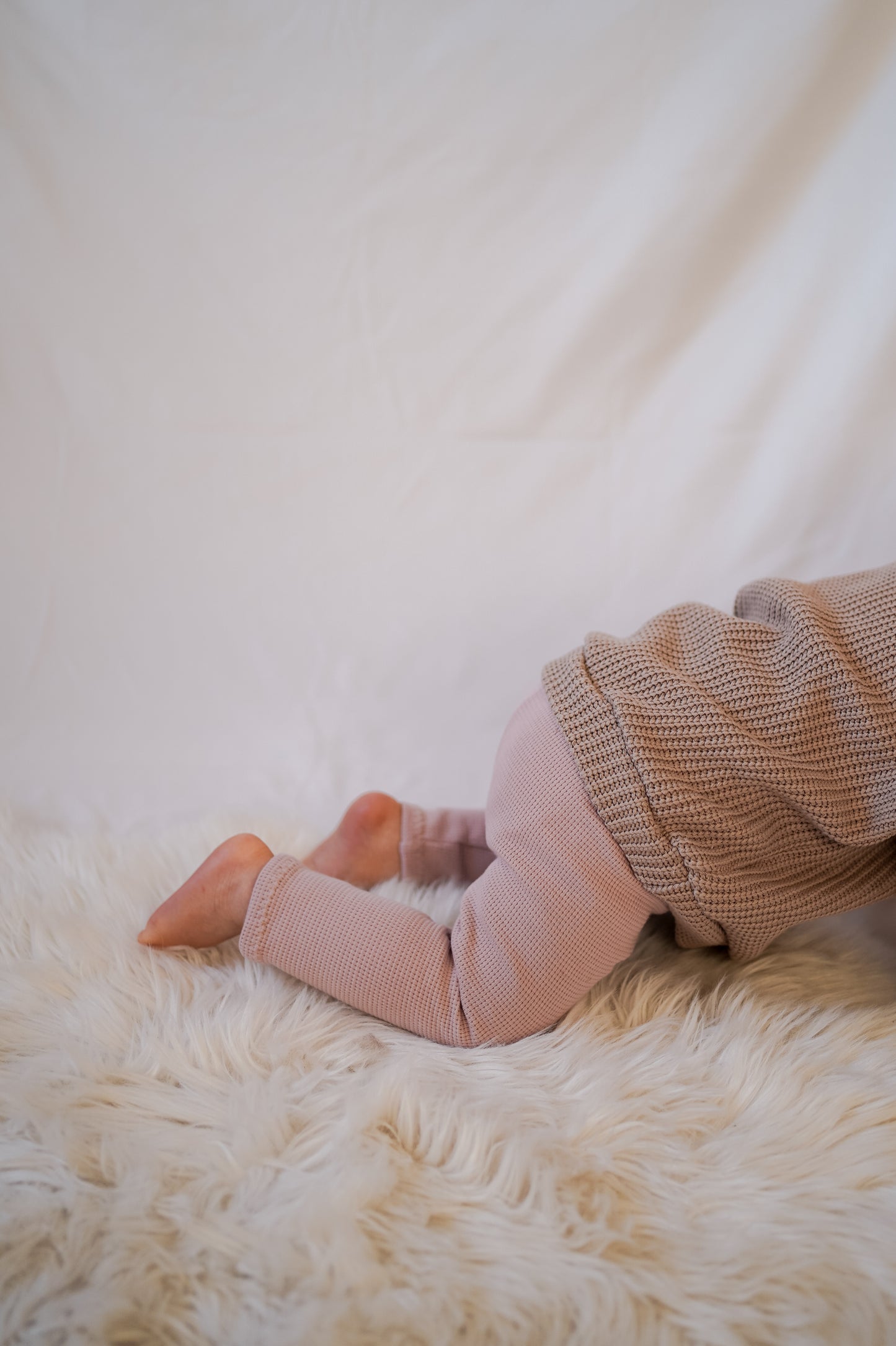 Leggings aus Waffle-Knit Jersey