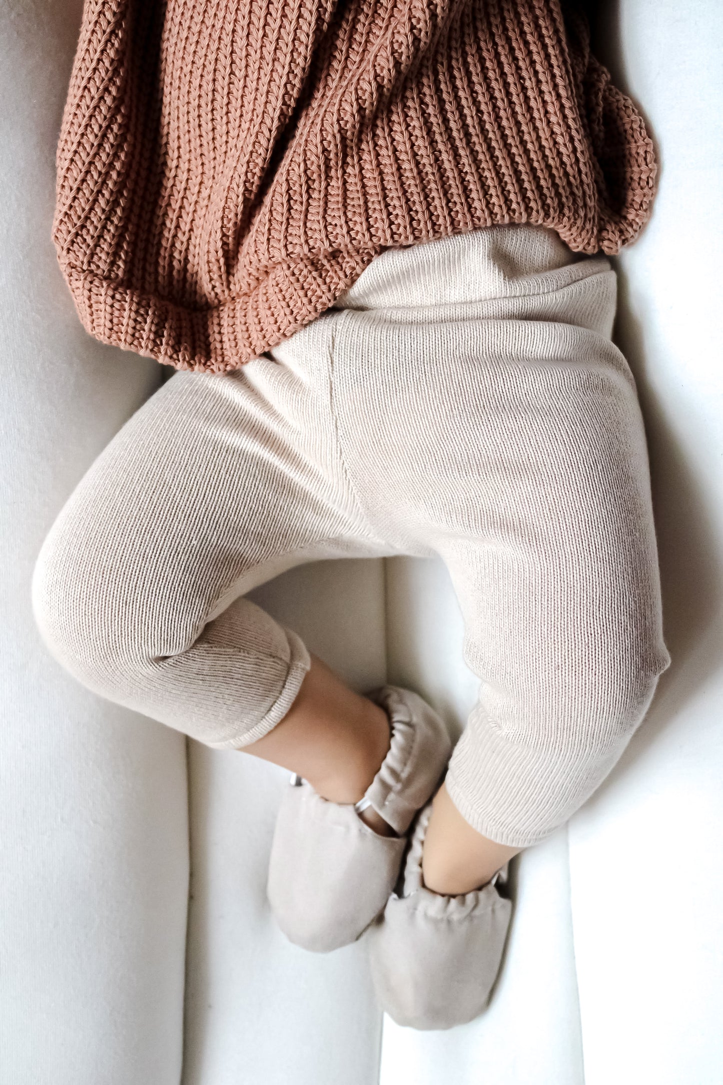 Capri Leggings aus Feinstrick