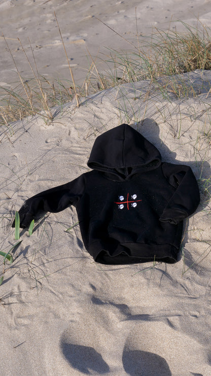 Bestickter Kinder Hoodie 4 Mori Sardegna, Sardinien