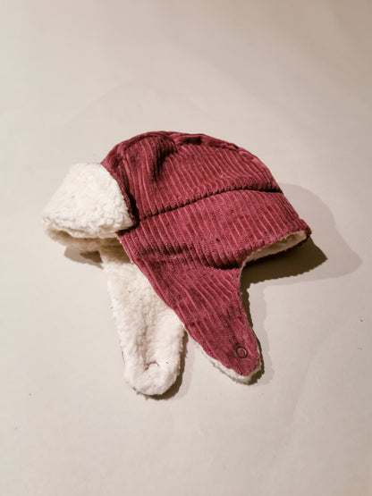 Fliegermütze aus Cord mit Teddyplüsch-Fütterung