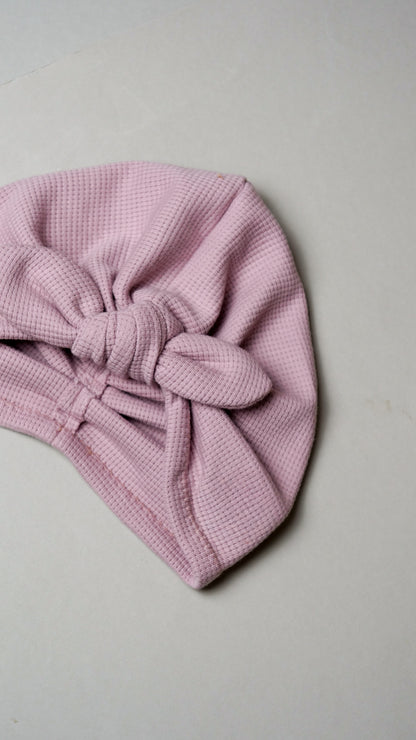 Waffle-Knit Turbanmütze Tulip