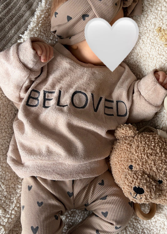 BELOVED Oversized Pullover aus Frottee