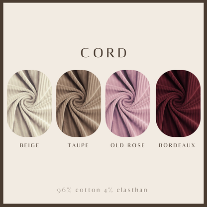 Cordhose gefüttert mit Bio-Baumwollfleece