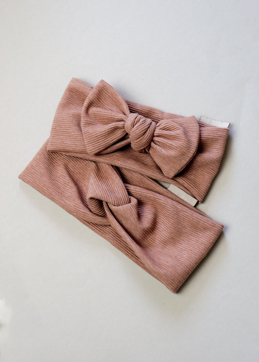 Stirnbänder aus Rib-Jersey für Mama & Kind