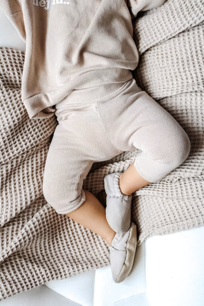 Capri Leggings aus Feinstrick